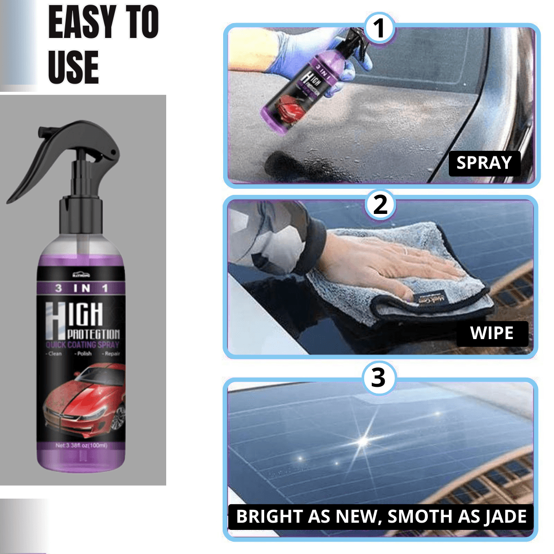🔥Buy 2 Get 1 Free✨ 3 in 1 High Protection Quick Car Coating Spray