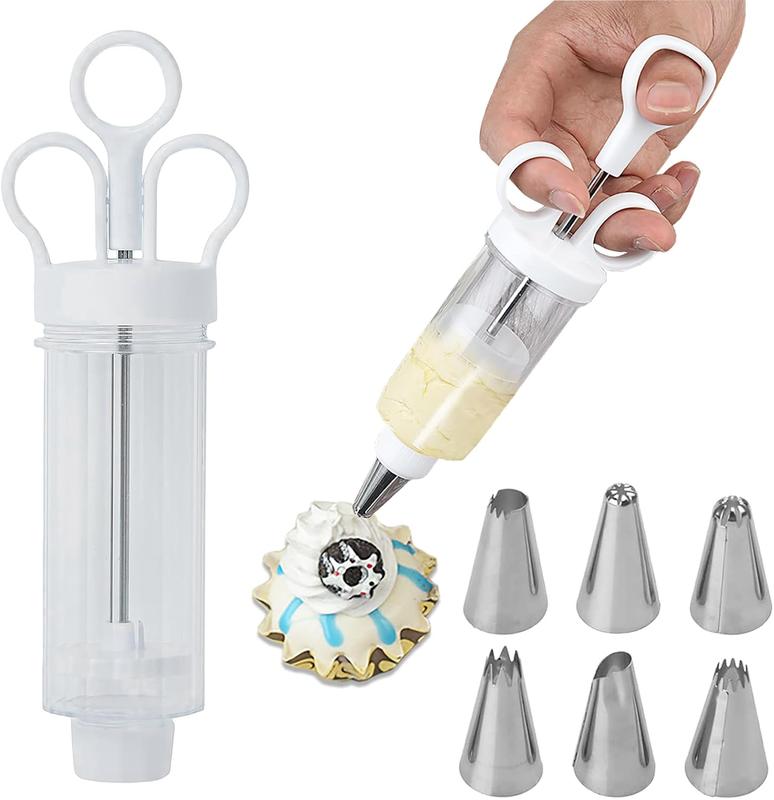 📢 LIMITED TIME 50% OFF! ⏰ Stainless Steel Cake Decorating Gun Kit – Complete Frosting Piping Set with 18 Tips & Nozzles – Decorate Inside & Out ✨