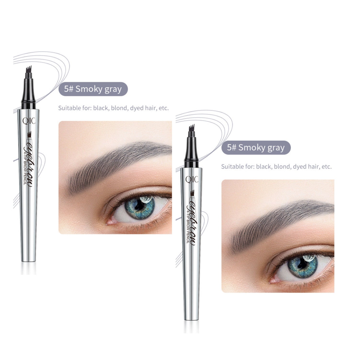š¢š¢Buy 1 get 1 freeā°3D Waterproof Microblading Eyebrow Pen 4 Fork Tip Tattoo Pencil