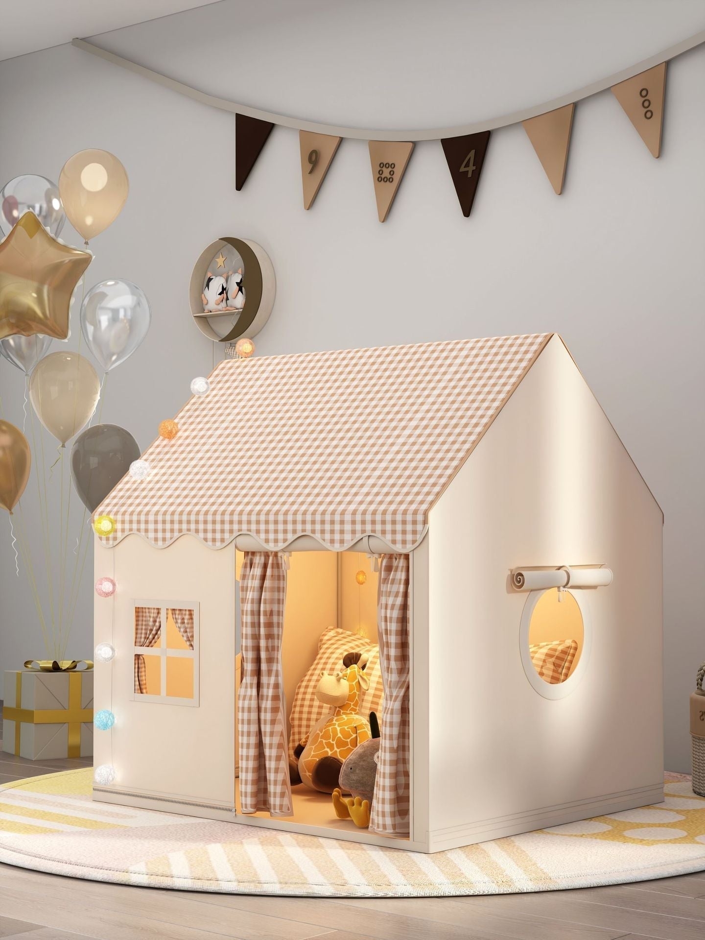🏰 50% OFF NOW! ⏰ Children's Play Tent Castle – Spacious & easy to set up – Breathable fabric, perfect for indoor or outdoor fun – encourages imaginative play ✨🧸