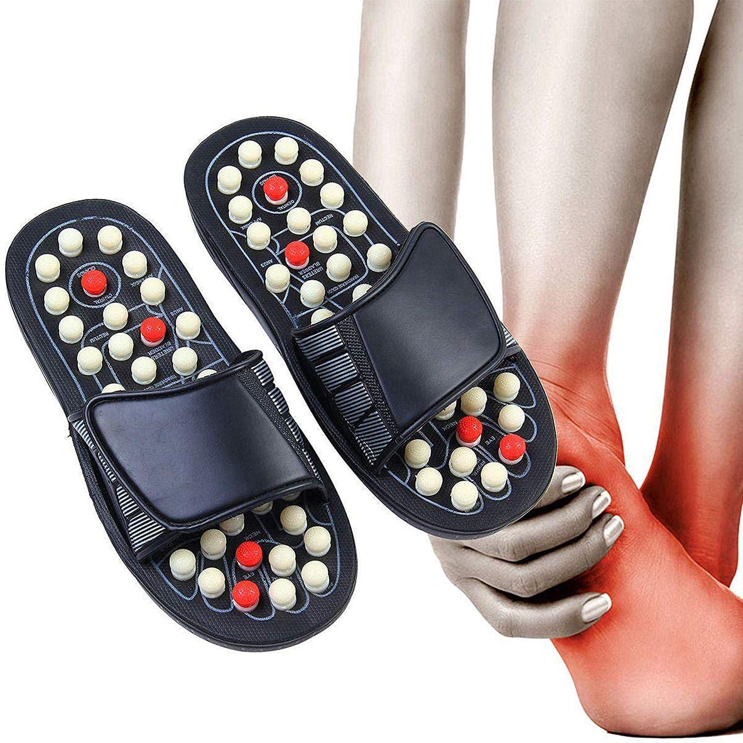 🦶 LIMITED-TIME 50% OFF! ✨ Acupressure & Magnetic Therapy Slippers – Pain Relief, Improved Circulation 🔥