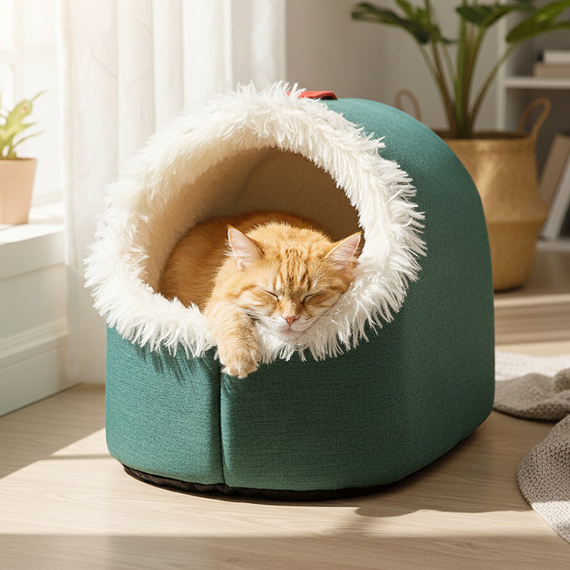 π 50%OFF! π₯πΎ Winter Warm Pet Cave Bed β Cozy Den for Cats & Small Dogs βοΈβ€οΈ