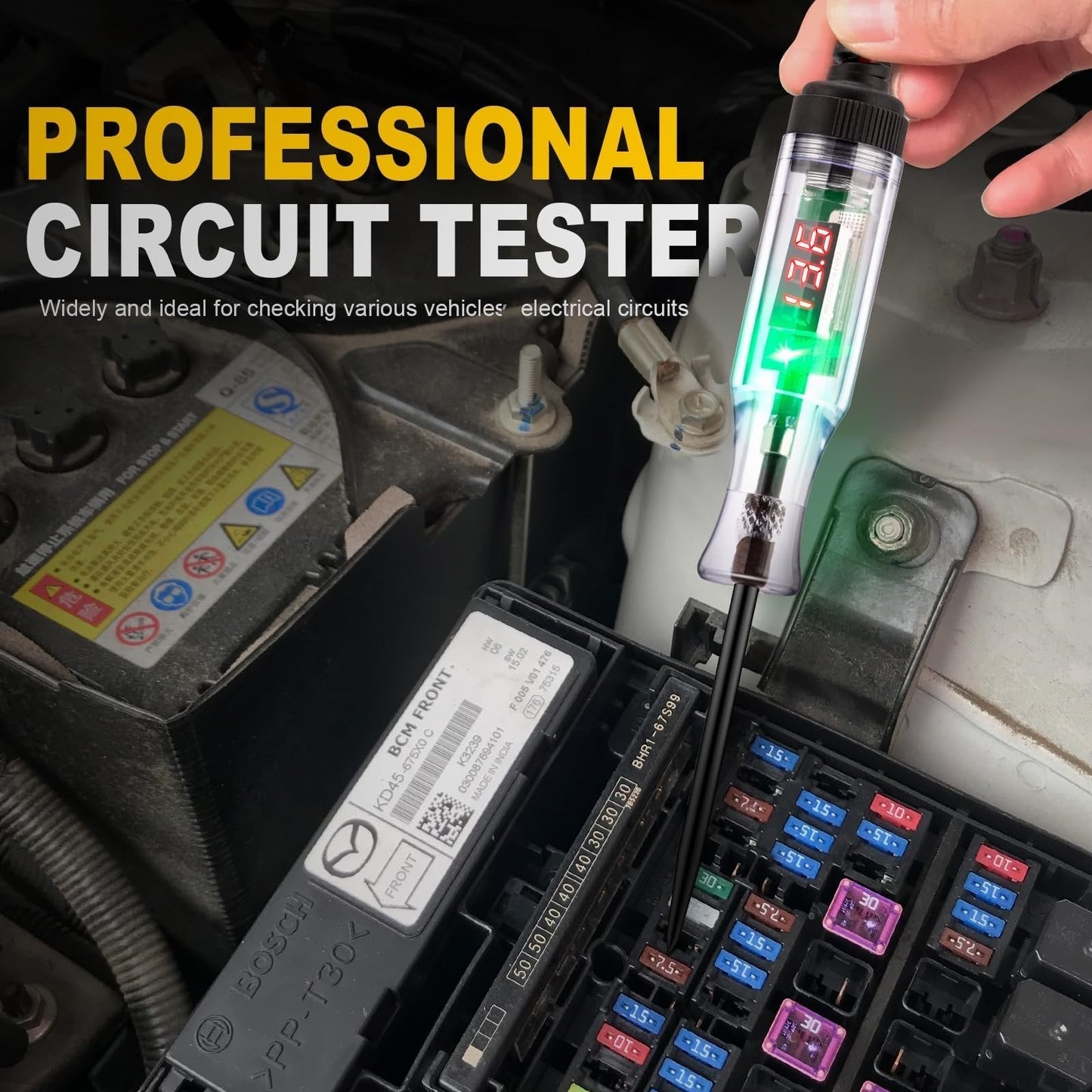 š„Hot Sale 50% OFFš„Heavy Duty 5-90V Digital LED Circuit Tester