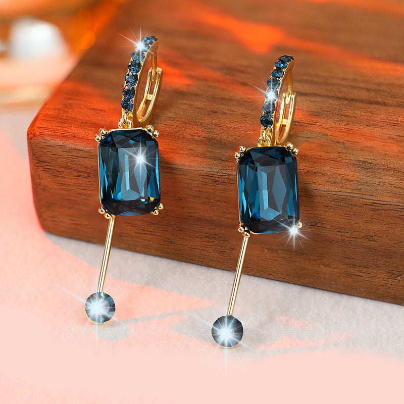 π LIMITED-TIME 50% OFF! β¨ Vintage Synthetic Diamond Earrings β Geometric, Dangling, Clip-On β¨