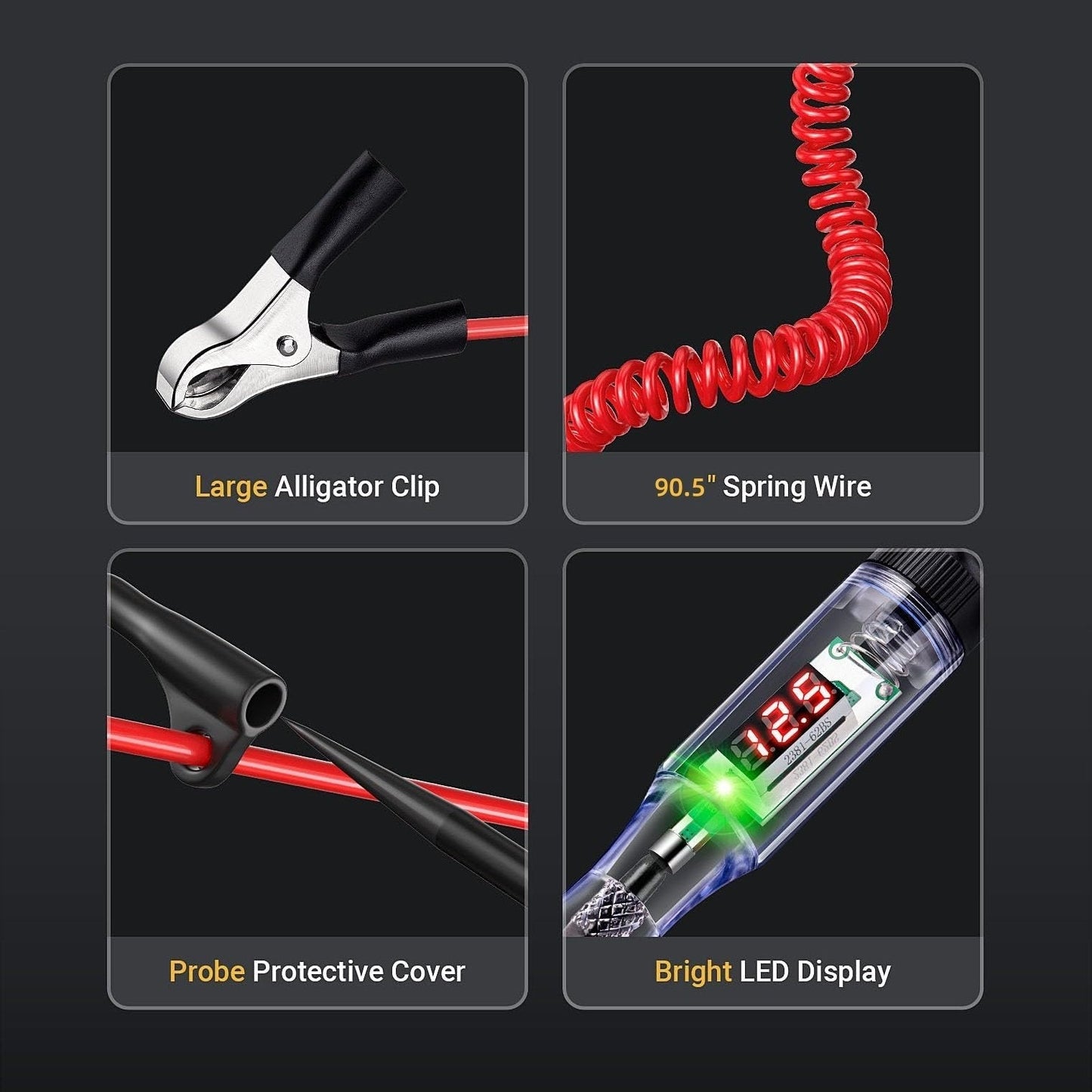 š„Hot Sale 50% OFFš„Heavy Duty 5-90V Digital LED Circuit Tester