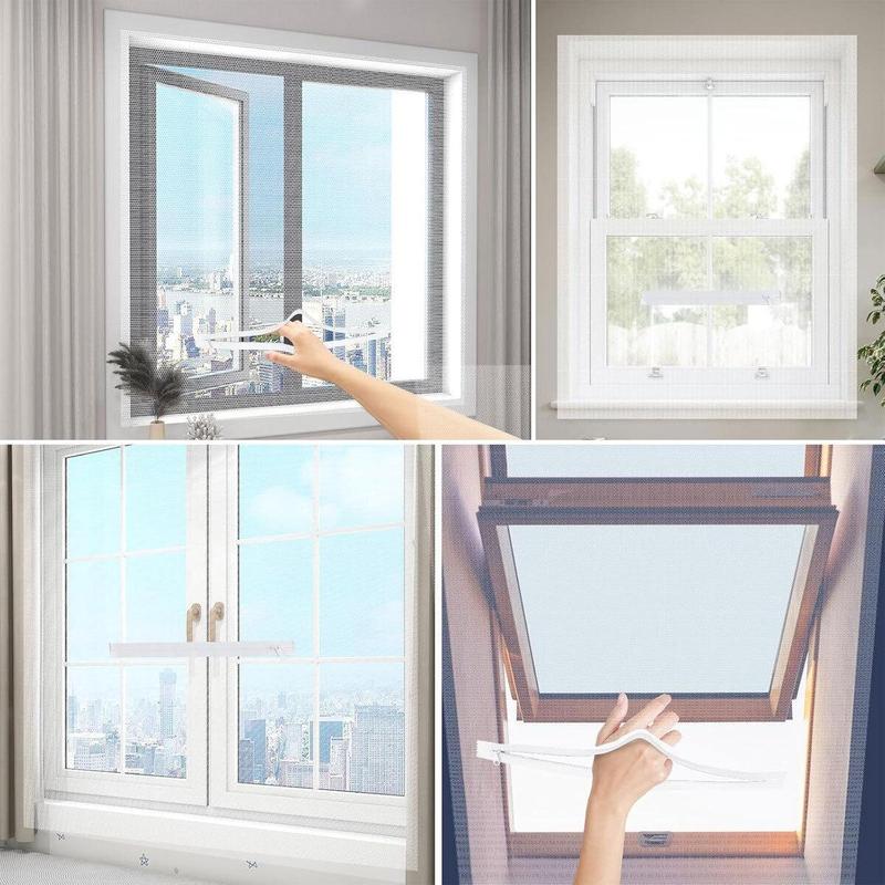 📢📢50% OFF !! ⏰FlyFree™ 3-Second Fit Window Mesh 🏡 Trusted by thousands of UK homes for a bug-free summer!
