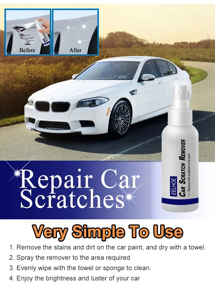 🔥Buy 1 Get 2 Free🔥Hot-selling! Car Paint Scratch Repair Spray (Quick Fix for Light Scratches & Scuffs)