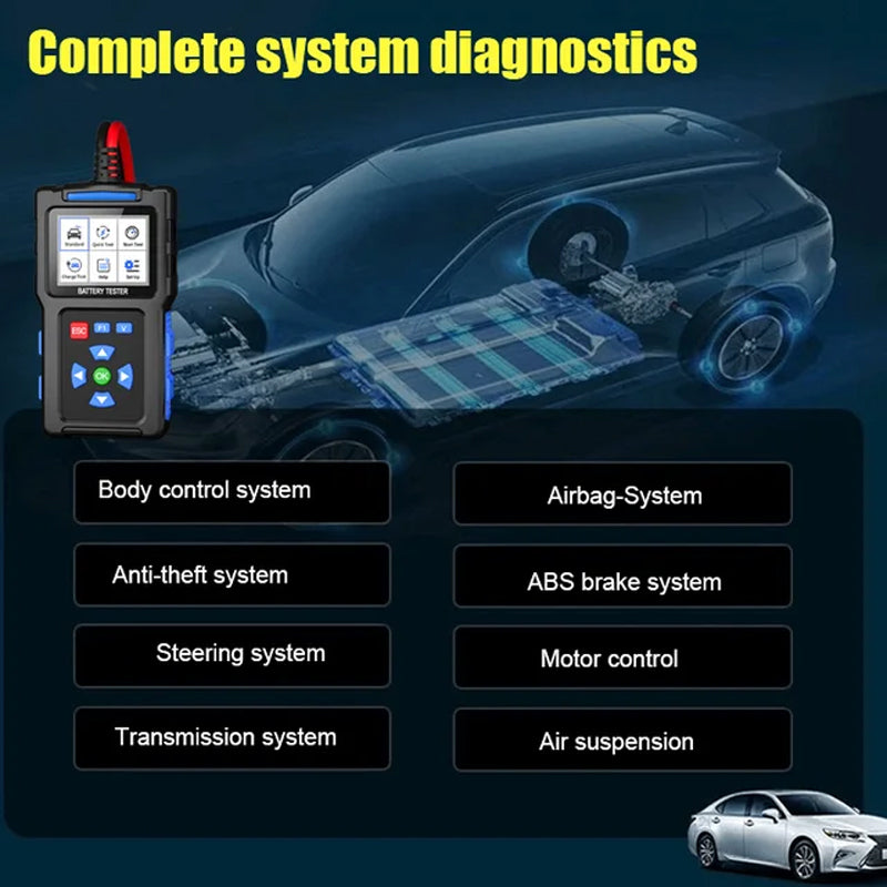 BT100 Car Battery Tester 12V Load Tester