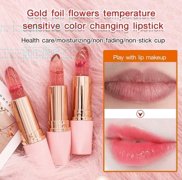Crystal Jelly Flower Color Changing Lipstick-✨BUY MORE SAVE MORE