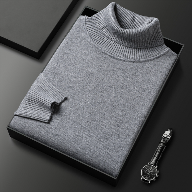 🧵 66% OFF NOW! ✨ Men's Premium Cashmere Sweater - Buttery Soft & Breathable, Versatile Style for Office or Casual Wear 🍂📦