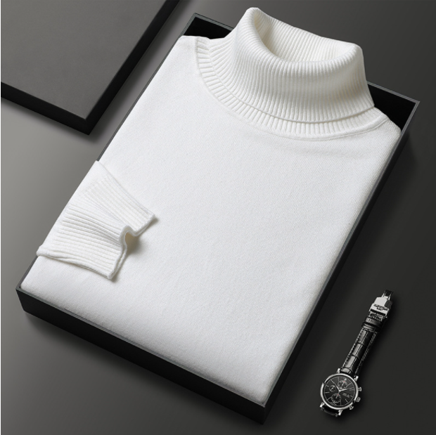 🧵 66% OFF NOW! ✨ Men's Premium Cashmere Sweater - Buttery Soft & Breathable, Versatile Style for Office or Casual Wear 🍂📦