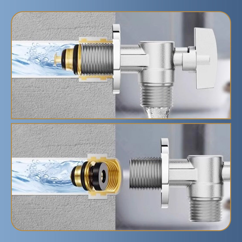 Universal Brass Stop Valve with Sealing Gasket