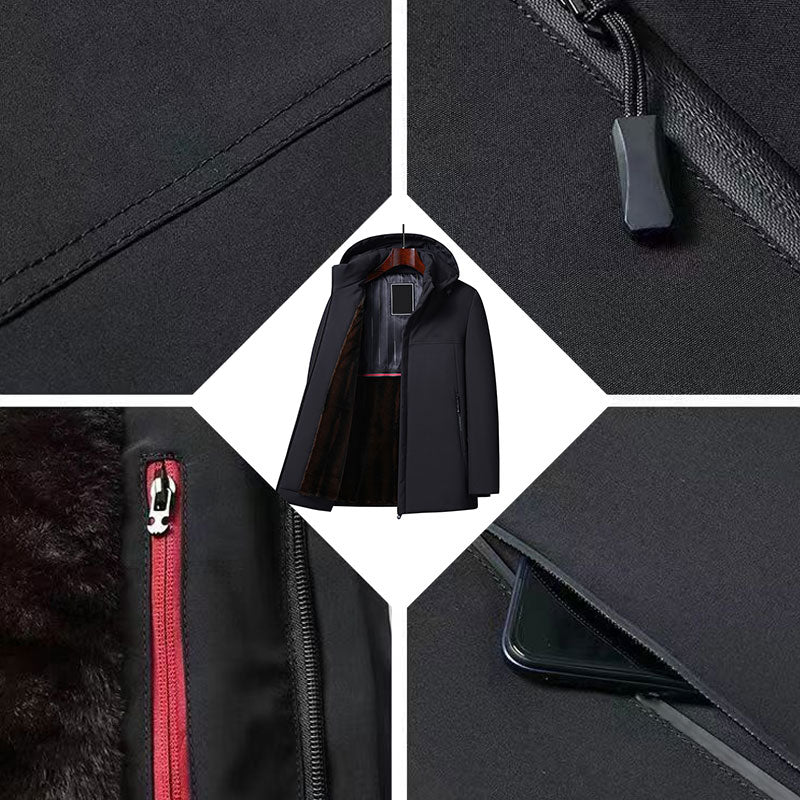 ❄️Winter Special❄️Men’s Thermal Thick Hooded Parka Coat