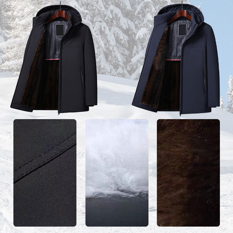 ❄️Winter Special❄️Men’s Thermal Thick Hooded Parka Coat