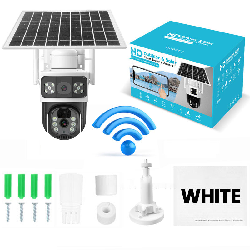💯 Limited Time Half Price - Dual Lens Wireless Outdoor Solar Security Camera
