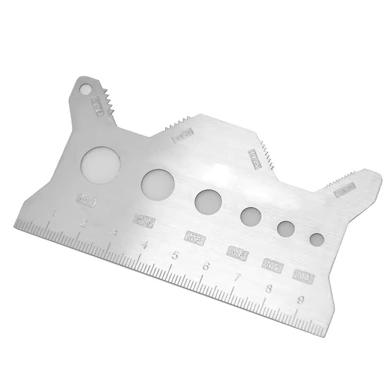 Stainless Steel Double-Sided Bolt Gauge Card(50% OFF)