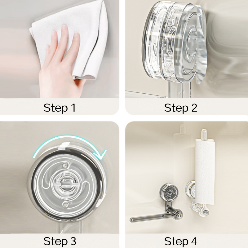 Multifuntional Vacuum Suction Cup Toilet Paper Holder(50% OFF)