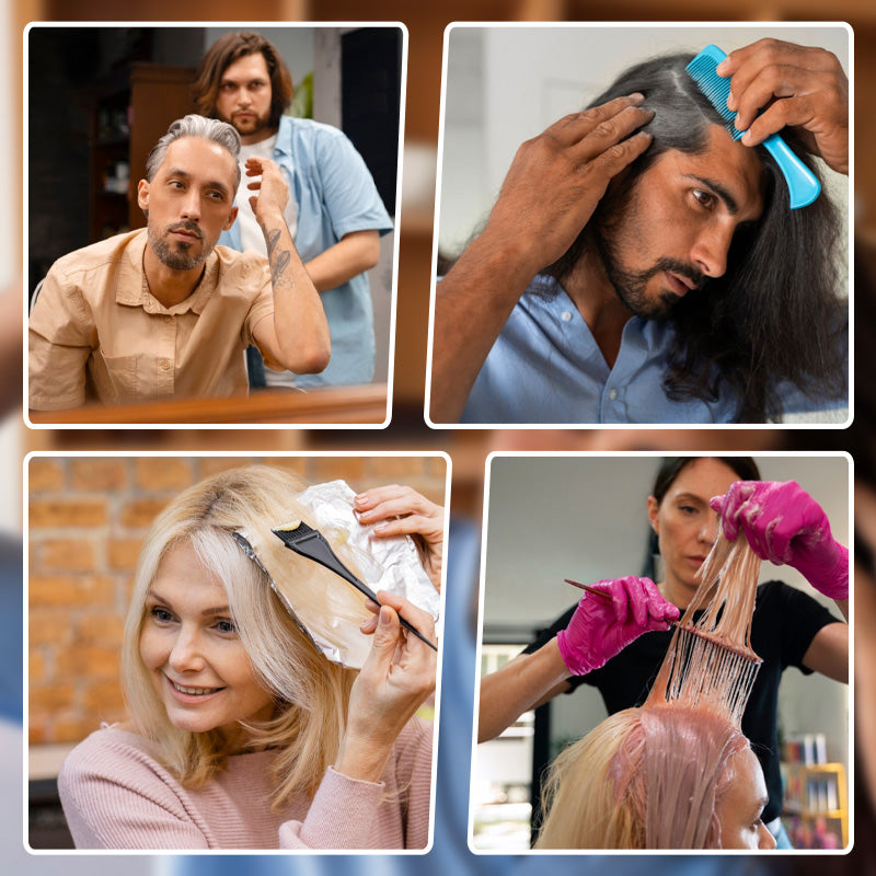 đ„Last Day 50% OFFđ„Intelligent Hair Dye Comb with Plant-Based Formula