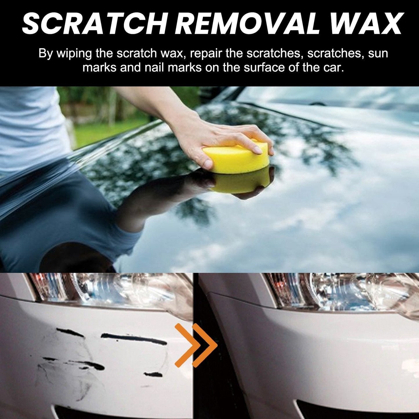 đ„Last Day 49% OFFđ„Car scratch repair waxđ§šA must-have brand new car