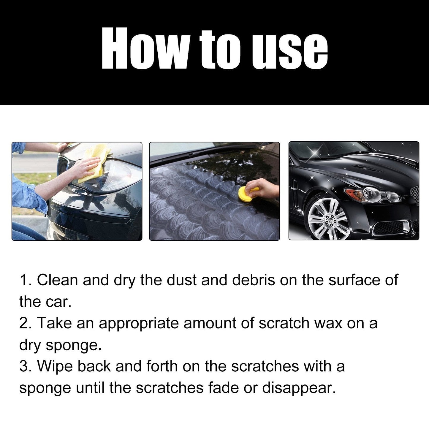 đ„Last Day 49% OFFđ„Car scratch repair waxđ§šA must-have brand new car