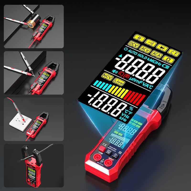 Intelligent Multi-purpose Multi-function Automatic Voice Clamp Type Ammeter
