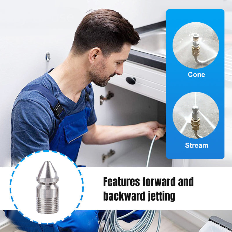 đ„2025 new hot saleđ„ Rotary High-Pressure Sewer Jetting Nozzle