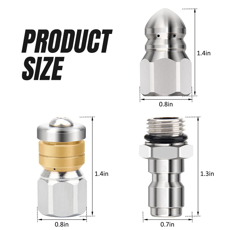 đ„2025 new hot saleđ„ Rotary High-Pressure Sewer Jetting Nozzle