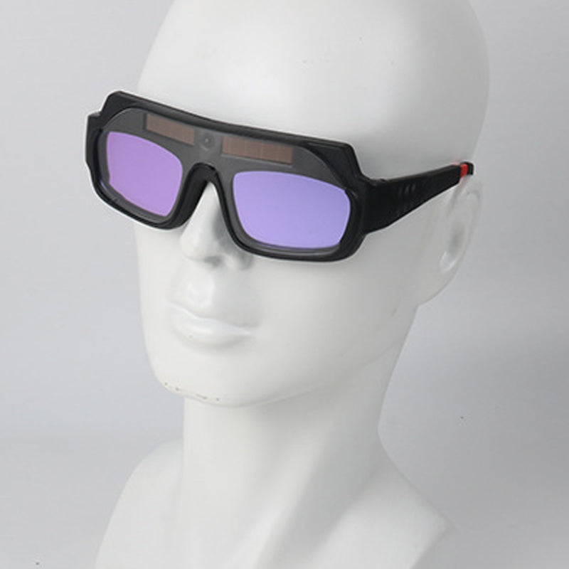 Solar-Powered Auto-Light-Changing Welding Glasses