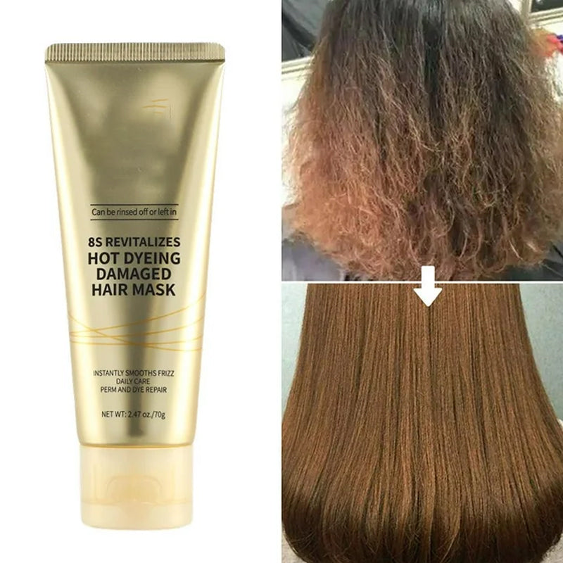 ⏳Limited time 50% discount💥8-second revitalising hair mask for dry and damaged hair🔥(The more you buy, the higher the discount)💥Buy 2 Get 1 Free!!!! 😎
