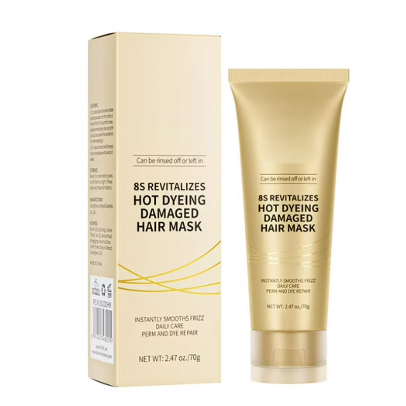 ⏳Limited time 50% discount💥8-second revitalising hair mask for dry and damaged hair🔥(The more you buy, the higher the discount)💥Buy 2 Get 1 Free!!!! 😎
