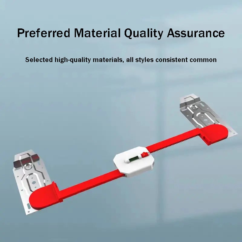 Adjustable Dual-Slot Spirit Level for AC Mounting Brackets