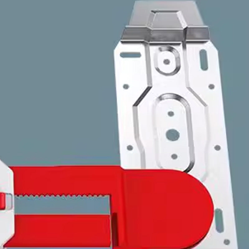 Adjustable Dual-Slot Spirit Level for AC Mounting Brackets