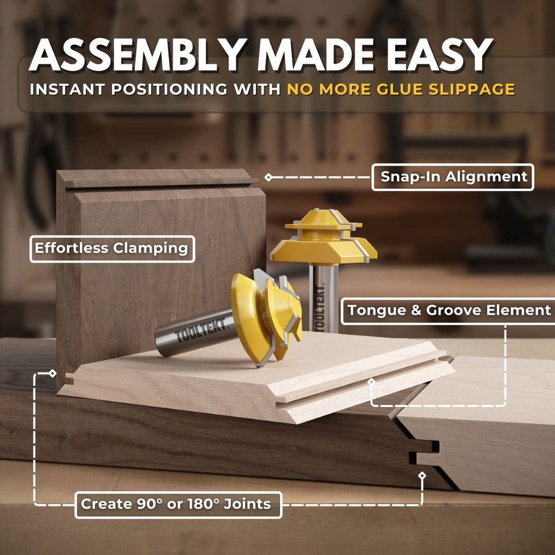 šHOT SALES ā³45 °Miter Router Bit