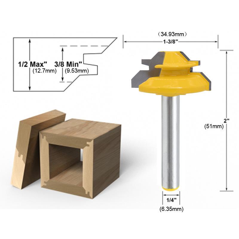 šHOT SALES ā³45 °Miter Router Bit