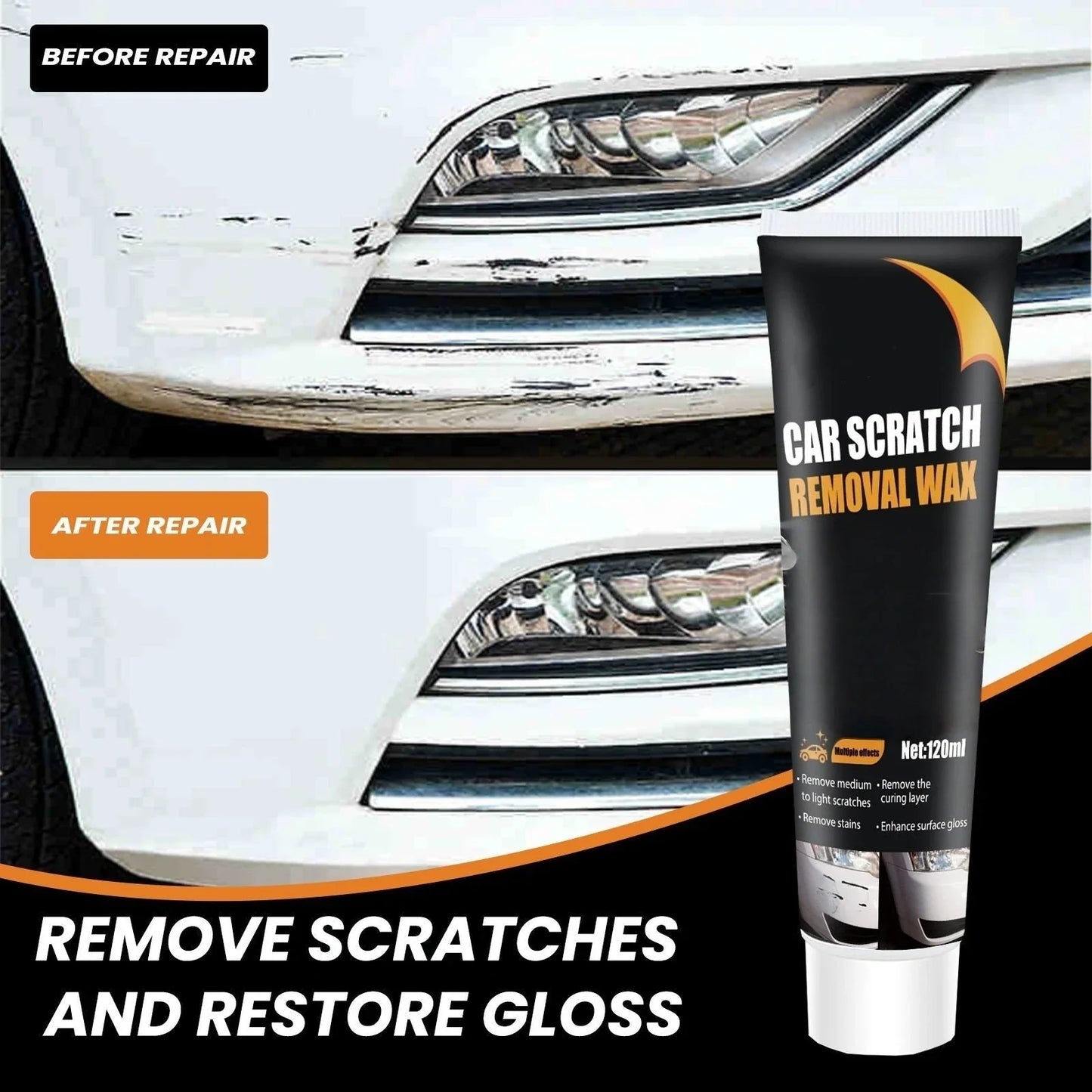 đ„Last Day 49% OFFđ„Car scratch repair waxđ§šA must-have brand new car