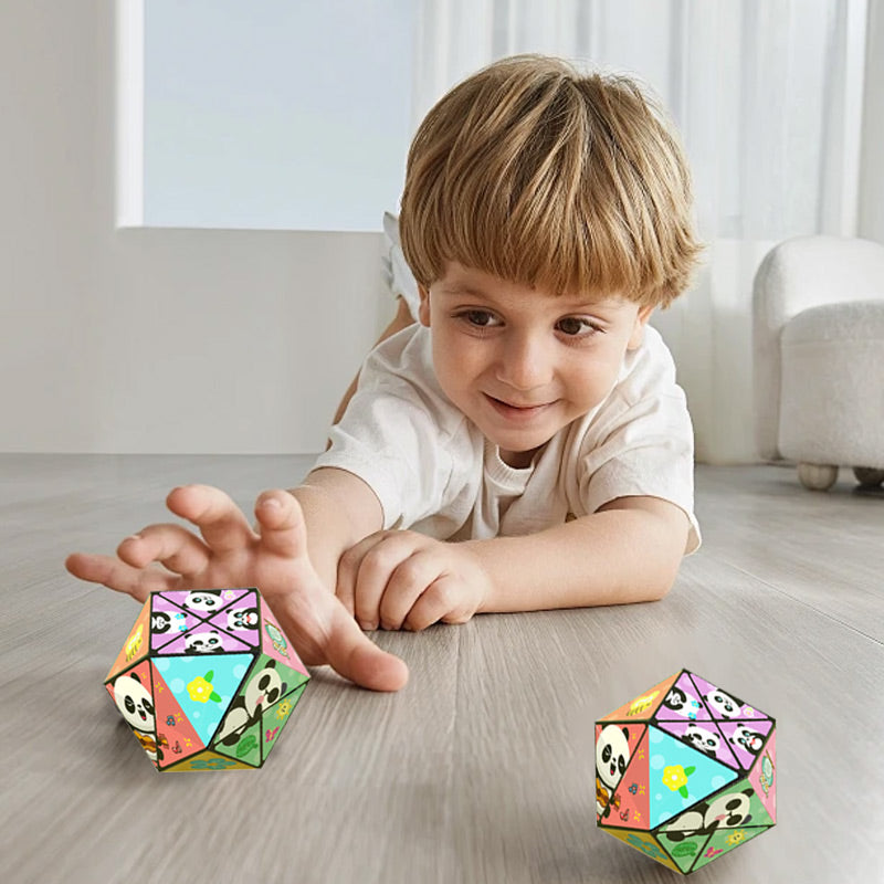 🧒✨Creative Folding Panda Cube Puzzle Toy for Kids