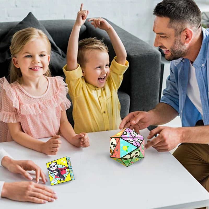 🧒✨Creative Folding Panda Cube Puzzle Toy for Kids