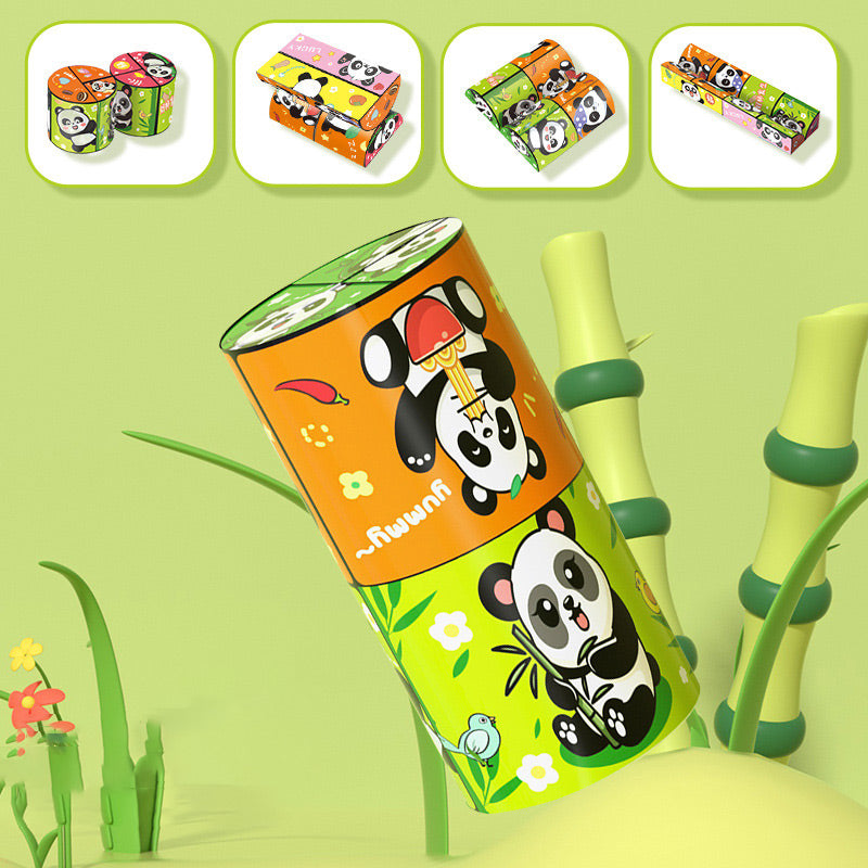 🧒✨Creative Folding Panda Cube Puzzle Toy for Kids