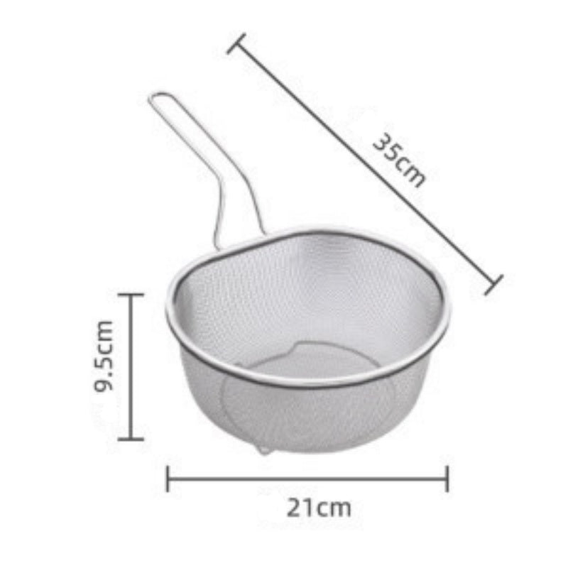 Stainless Steel Sieve with Handle🥄🫕