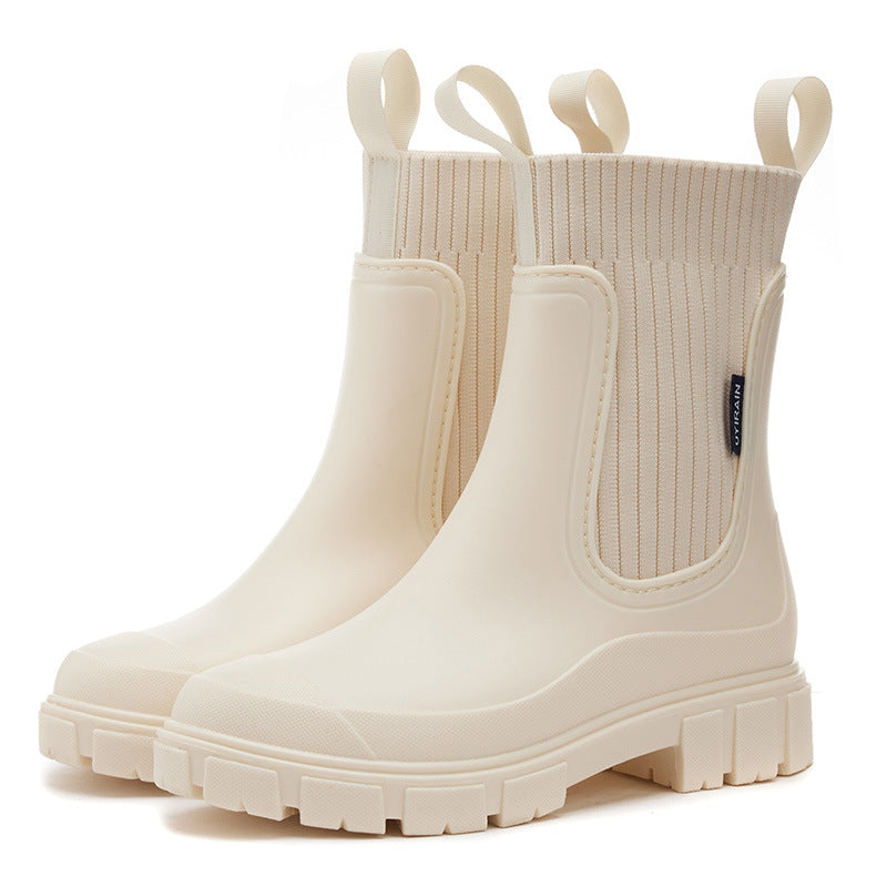 🔥HOT SALE 50% OFF☔️Waterproof Non-Slip Thick Sole Mid-Calf Boots