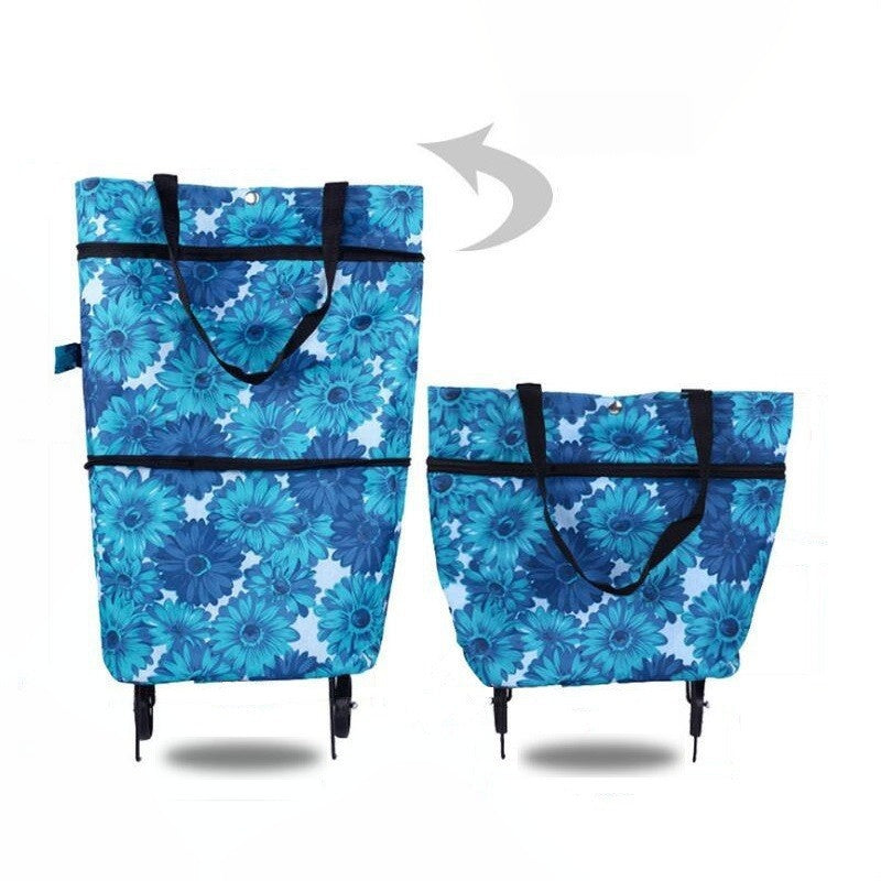 📢📢40% OFF !! ⏰2-in-1 Foldable Shopping Cart