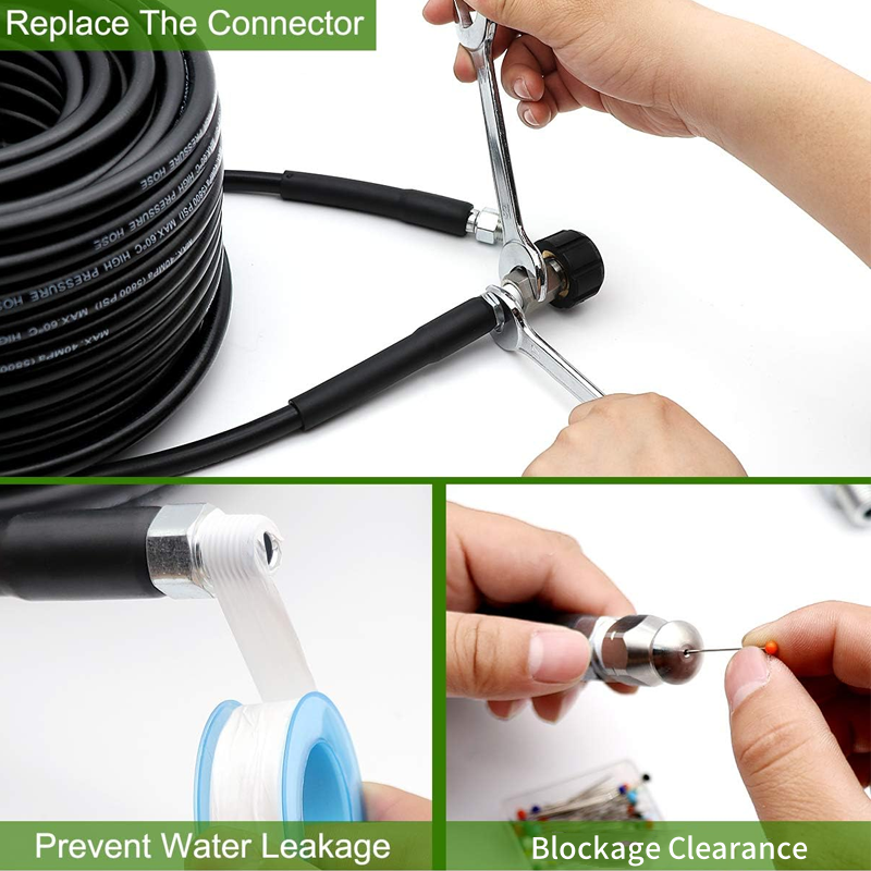 π¦ 69% OFF INSTANT! πΏ 5800PSI Sewer Jetter Kit - High-Pressure Nozzle & Hose for Clogged Drains/Pipes, Compatible with Most Pressure Washers π§π¦