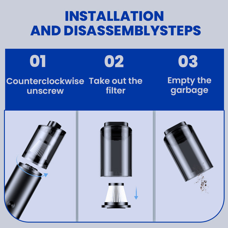 Portable Cordless Car &Home Vacuum Cleaner 🔥Discount limited to 100 pieces🔥