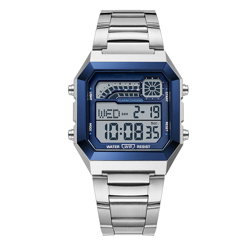⌚ 50% RABATT! 🔥 Unisex Digitaluhr mit Quadratischem Display & Leuchtanzeige – Multifunktional, Wasserdicht & Perfekt Für Sport, Outdoor & Den Täglichen Gebrauch 🏃♂️