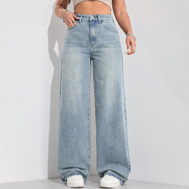 π50% OFF NOW! π₯ Women's High-Waisted Straight Leg Denim Jeans β Flattering Fit, Comfortable Stretch & Versatile Everyday Style β¨