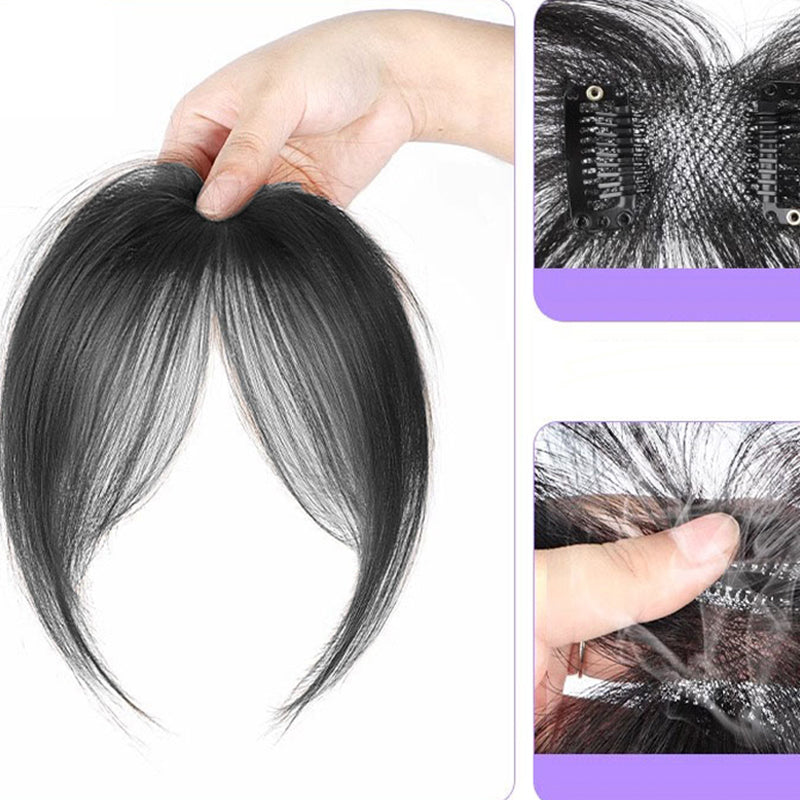 📢📢50% OFF !! ⏰Seamless Clip-on French Bangs Wig