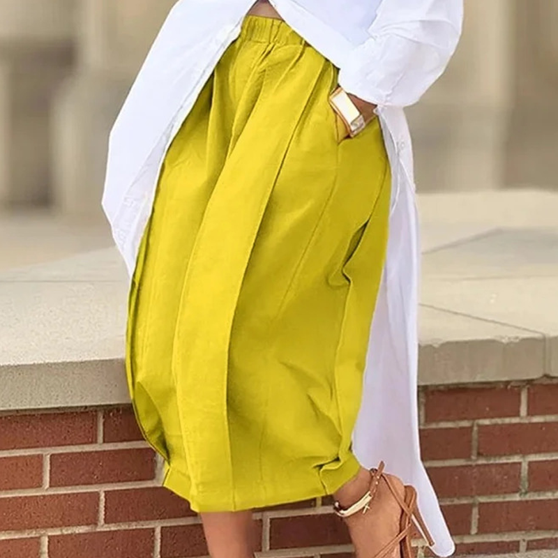 π 50% OFF NOW!β¨ Women's Pleated Wide-Leg Pants β Elastic Waist & Cropped β Chic & Comfy πΏ