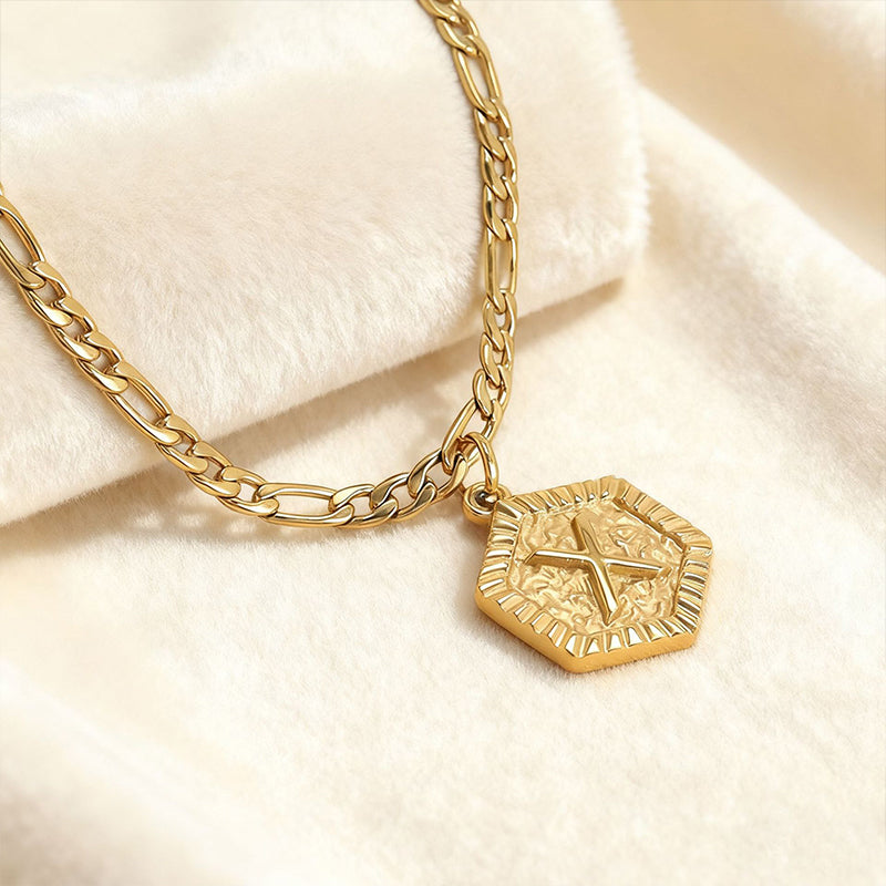 📢📢40% OFF⏰ Gold Initial Anklet with Figaro Chain – Personalized letter, tarnish-resistant & adjustable length – perfect for summer feet or gift giving 👣