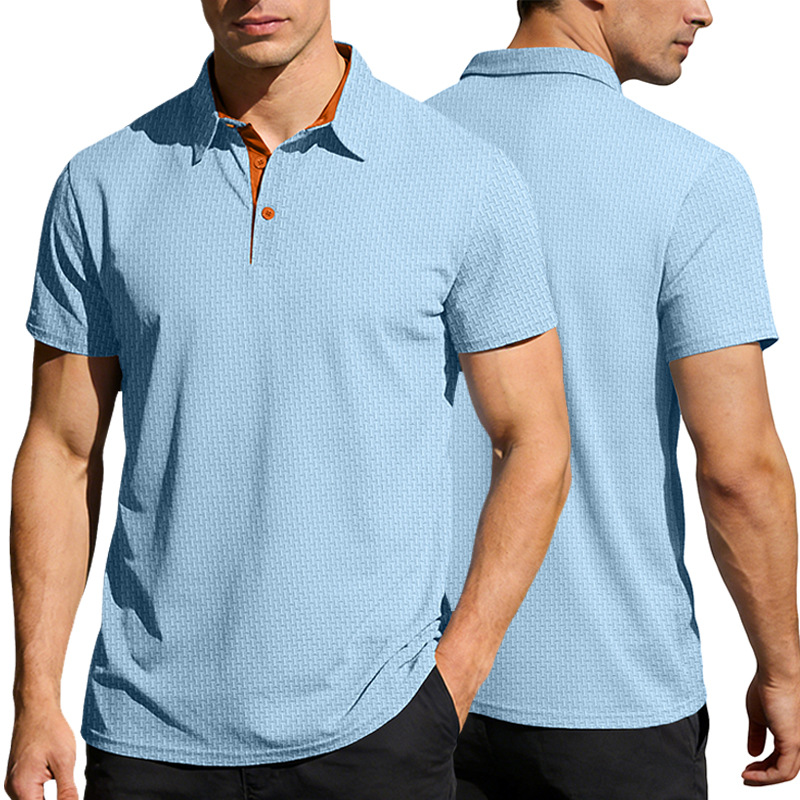 📢📢40% OFF !! ⏰Men's Casual Short Sleeve Collared Shirt