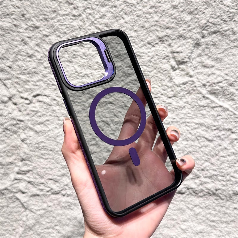 ๐ฑ 50% OFF NOW! ๐งฒ Magnetic Phone Case with Lens Stand โ Wireless Charging Compatible, Shock-Absorbing & Built-in Kickstand โ Hands-Free Viewing ๐ฅ